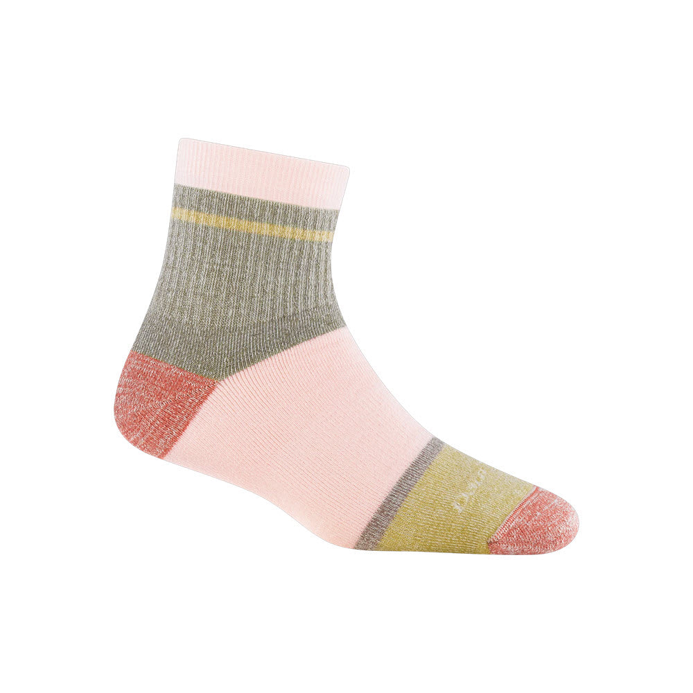 DARN TOUGH HOME BASE SHORTY SOCKS DUSTY ROSE - WOMENS