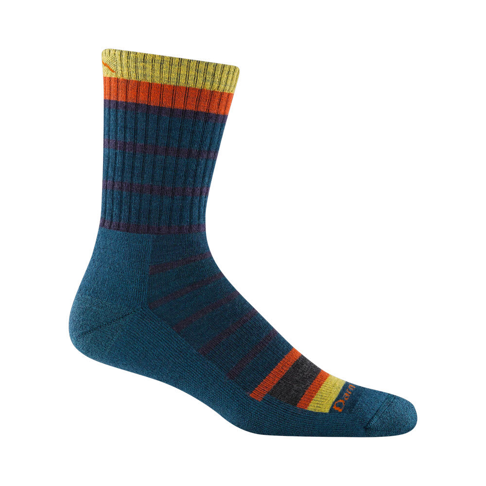 DARN TOUGH VIA FERRATA MICRO CREW SOCKS DARK TEAL - MENS