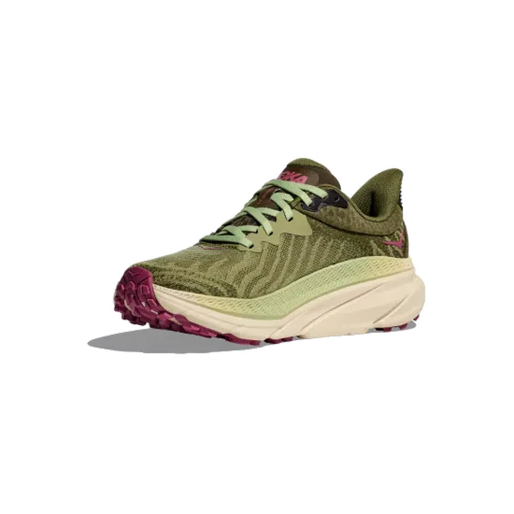 HOKA CHALLENGER ATR 7 FOREST FLOOR/BEET ROOT- WOMENS