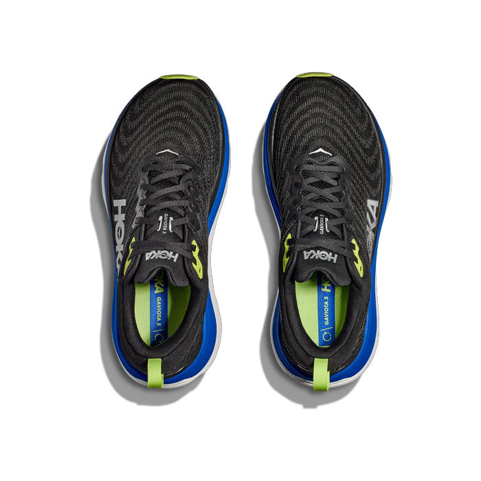 HOKA GAVIOTA 5 BLACK/COBALT - MENS