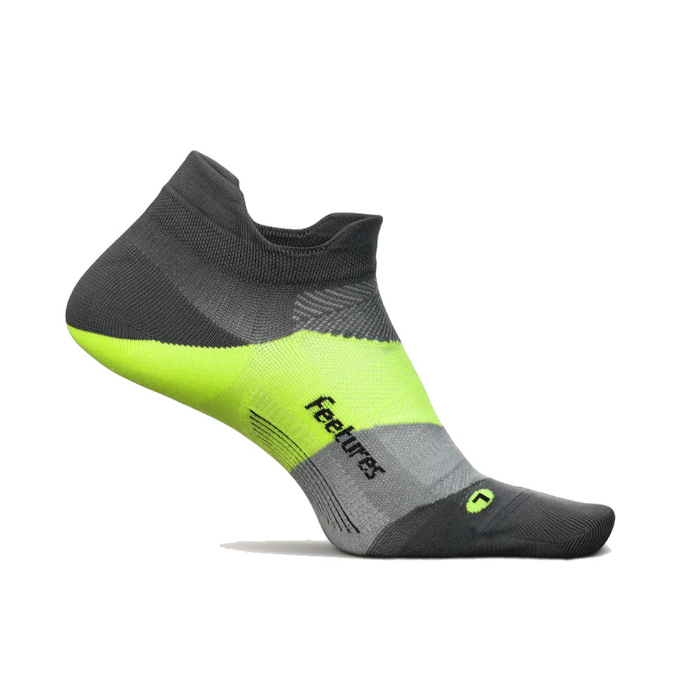 FEETURES ELITE ULTRA LIGHT NO SHOW TAB SOCKS MIDNIGHT NEON