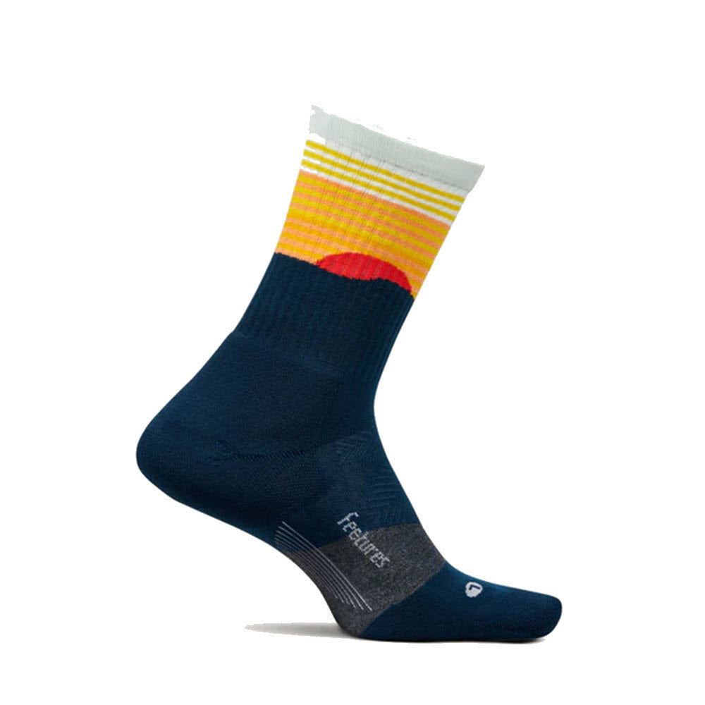 FEETURES TRAIL MAX CUSHION MINI CREW SOCKS TABLE ROCK