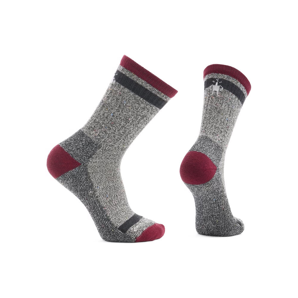 SMARTWOOL LARIMER CREW SOCKS TIBETAN RED - MENS