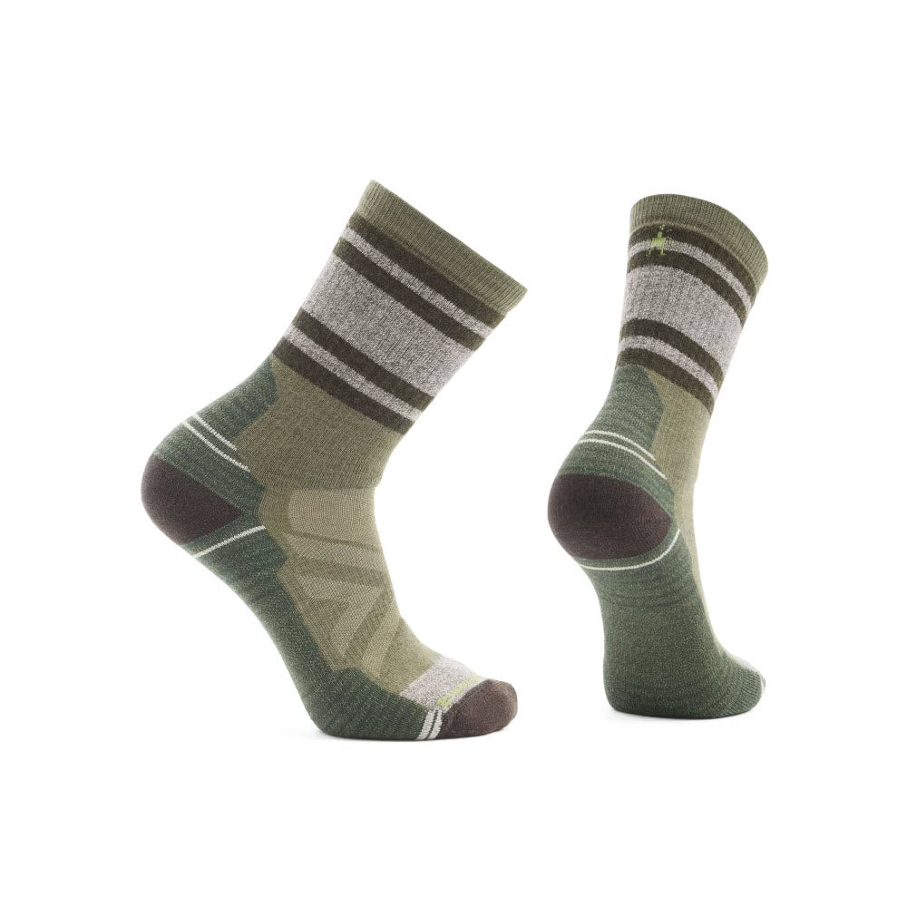 SMARTWOOL HIKE LOLO TRAIL CREW SOCKS WINTER MOSS - MENS