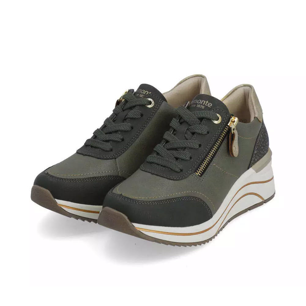 Olive wedge sneakers online