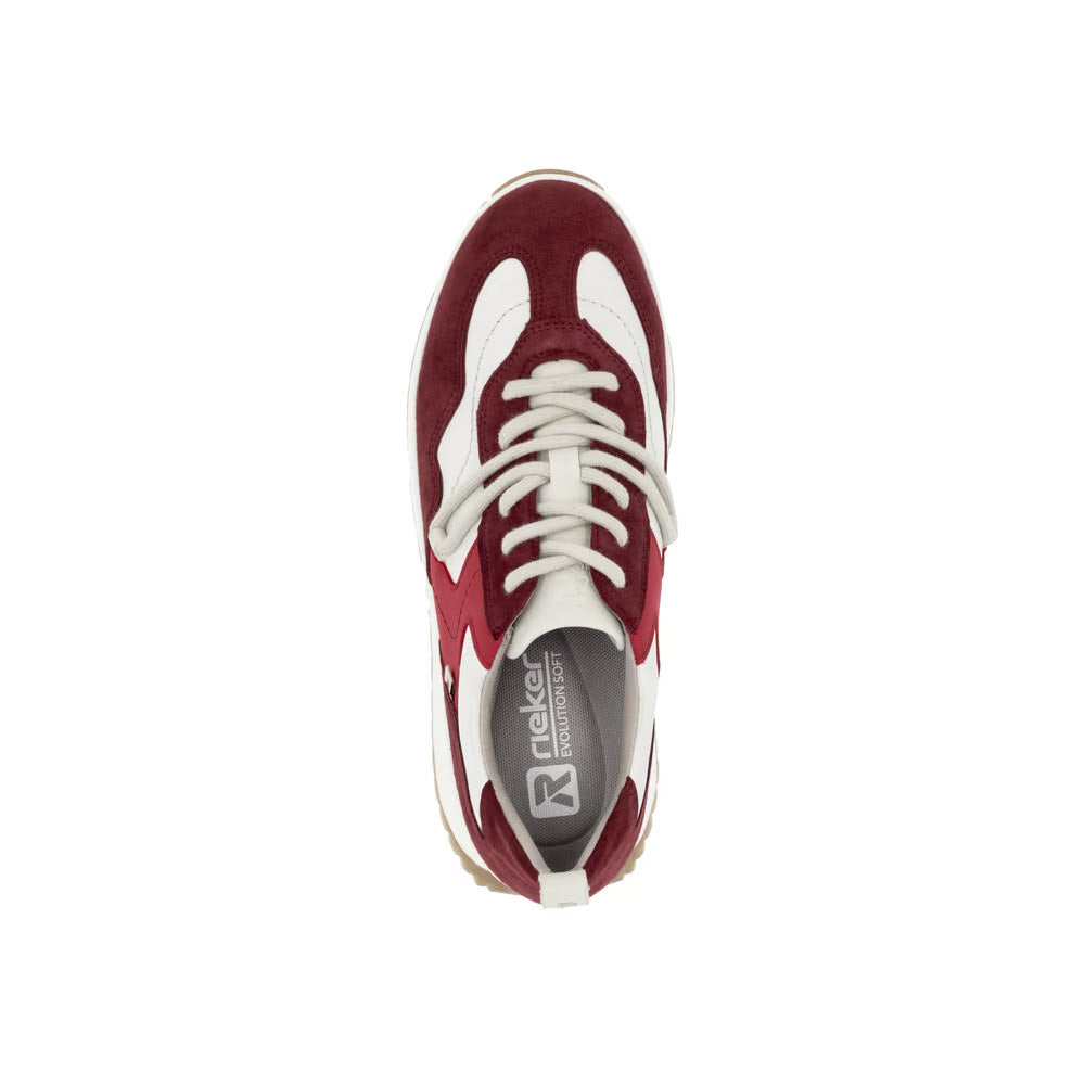 REVOLUTION RETRO PLATFORM SNEAKER BORDEAUX - WOMENS