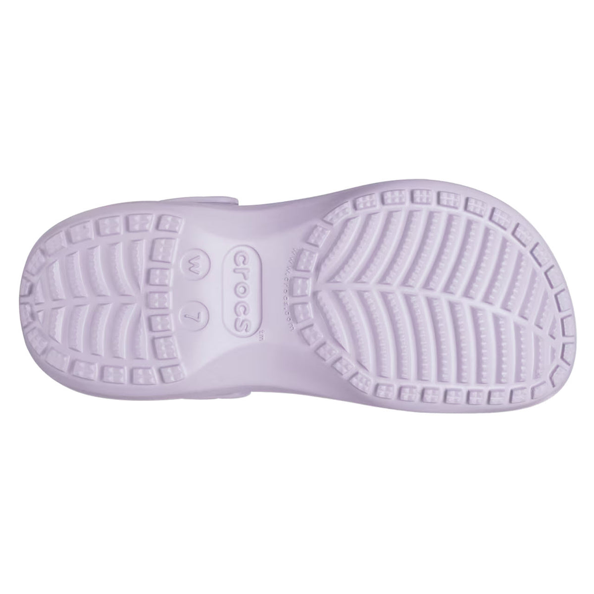 CROCS CLASSIC PLATFORM CLOG MAUVE MIST - WOMENS