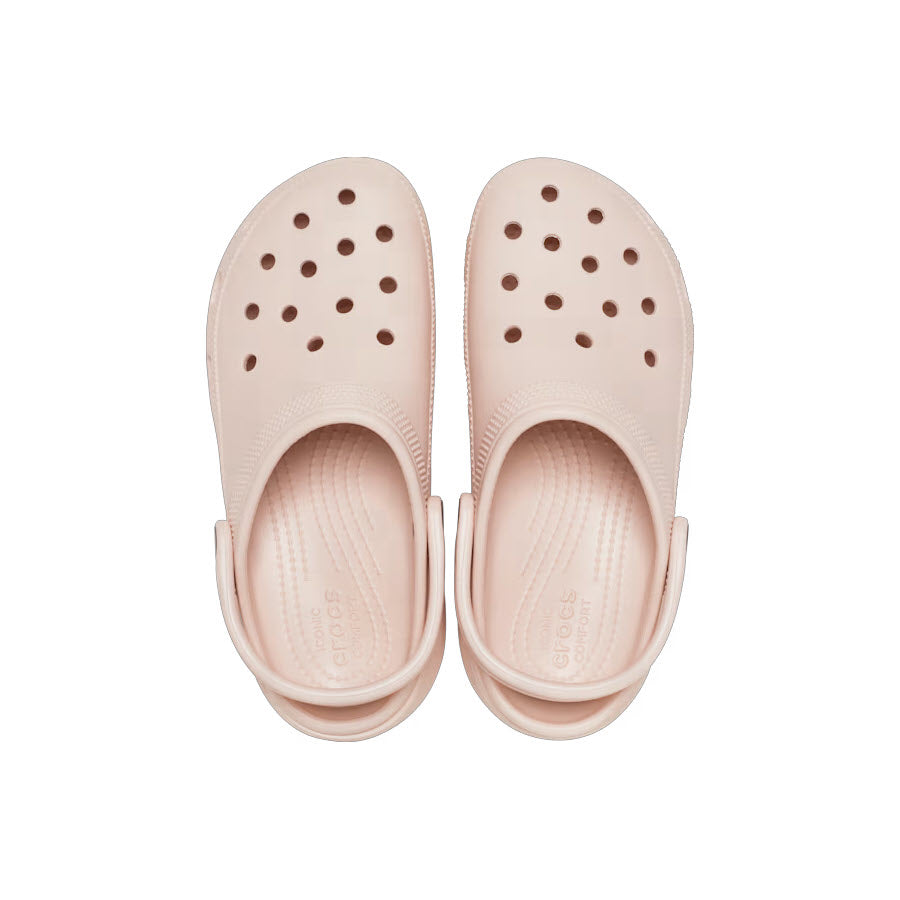 CROCS CLASSIC PLATFORM CLOG MAUVE MIST - WOMENS