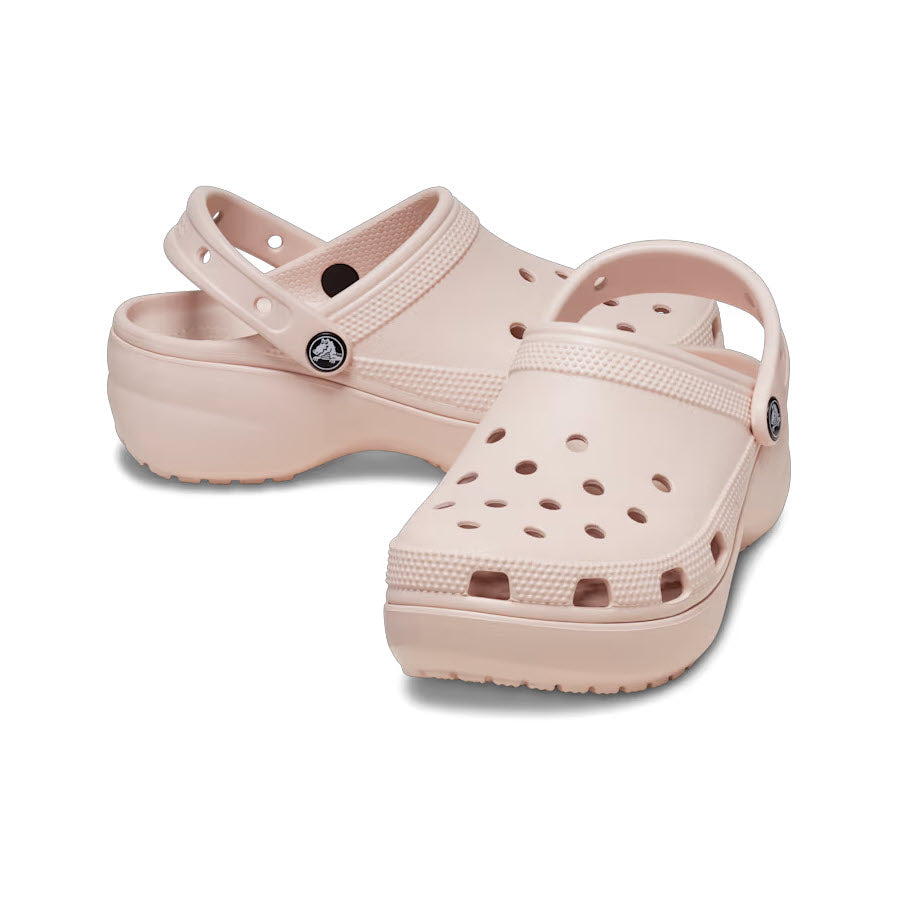 CROCS CLASSIC PLATFORM CLOG MAUVE MIST - WOMENS