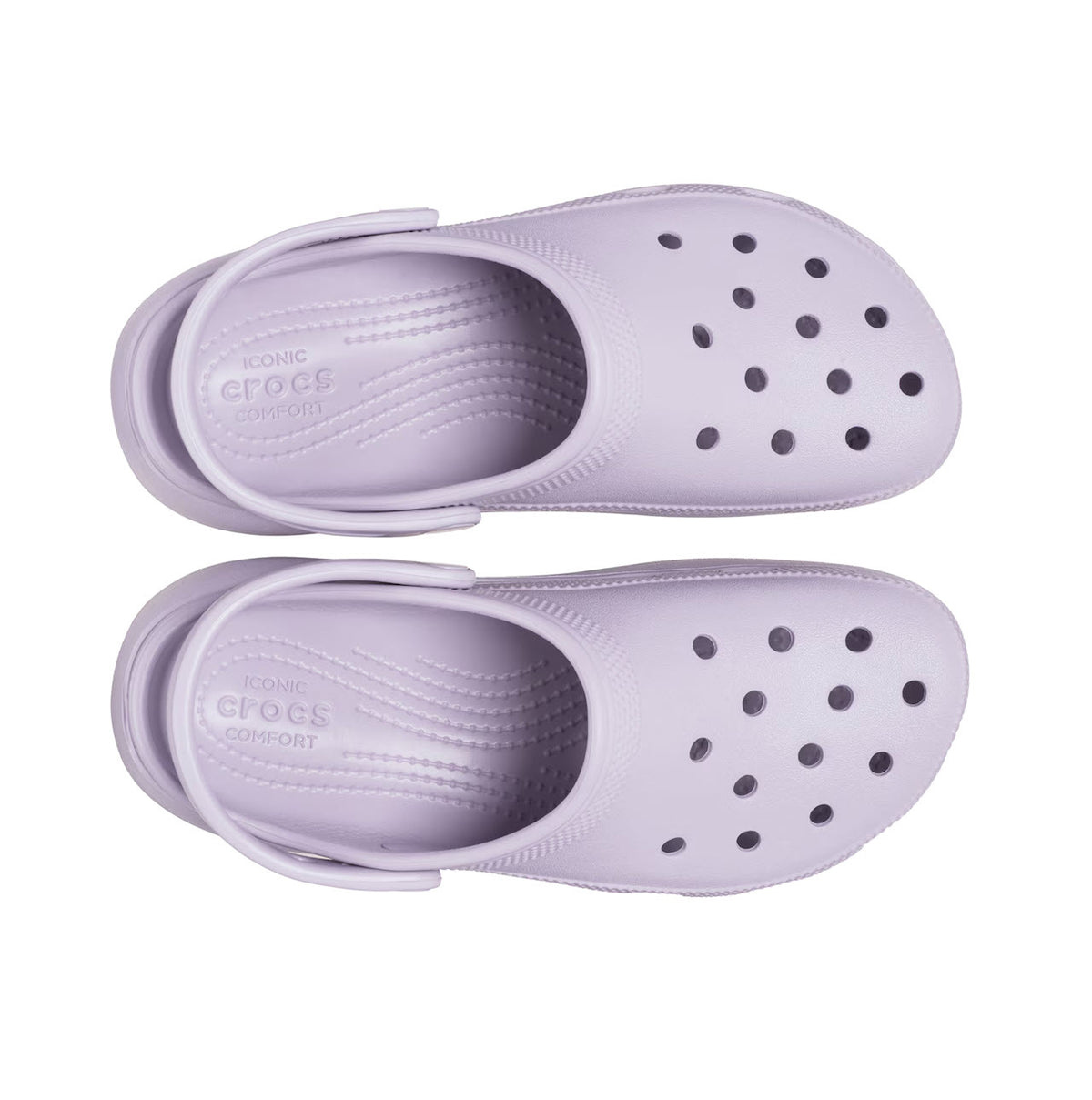 CROCS CLASSIC PLATFORM CLOG MAUVE MIST - WOMENS