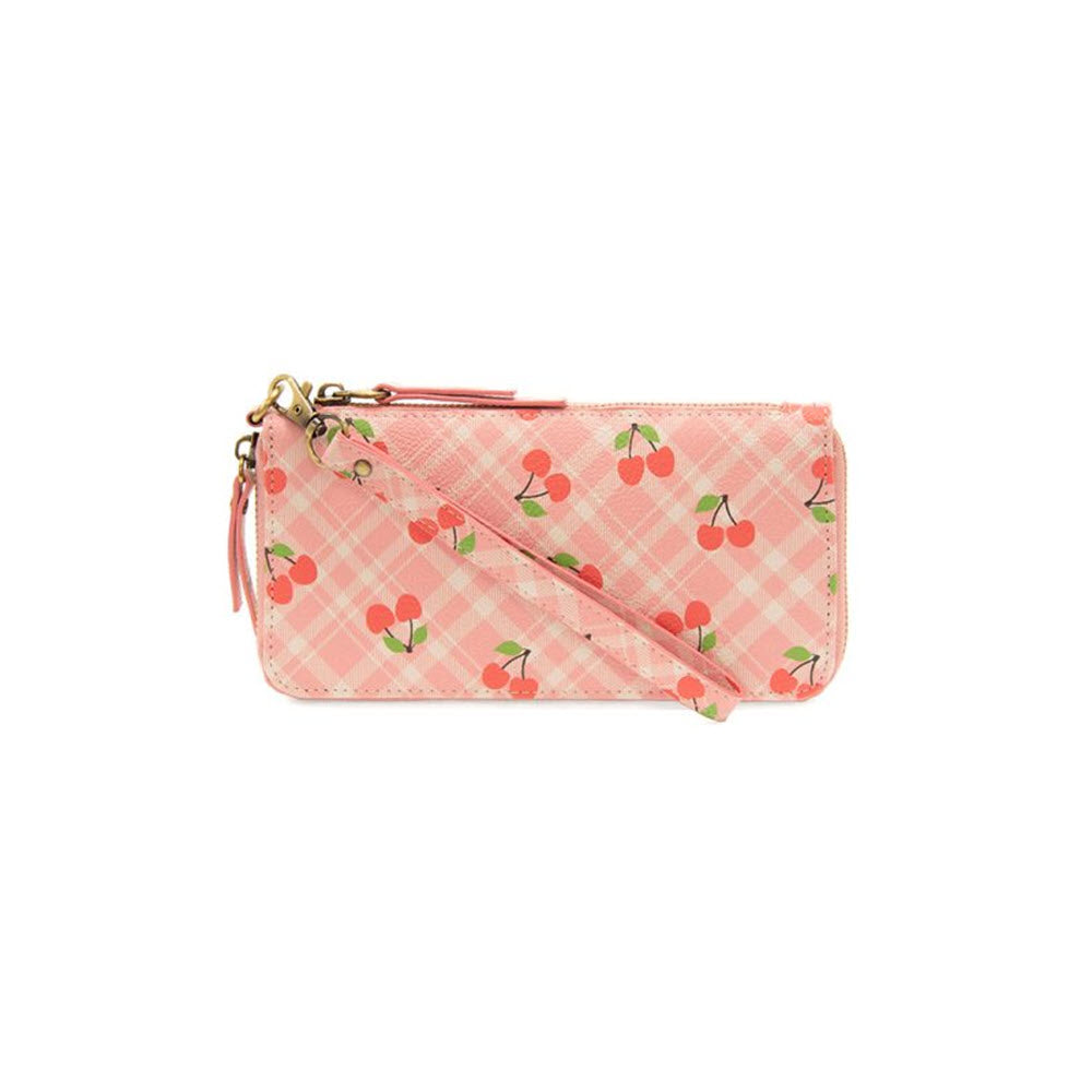 JOY SUSAN CHLOE PRINTED WALLET CHERRIES