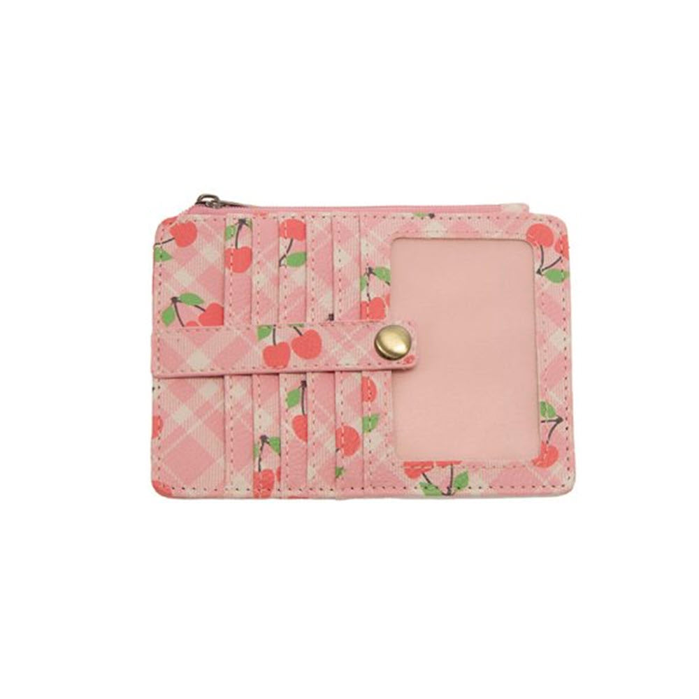 JOY SUSAN PENNY PRINTED WALLET CHERRIES