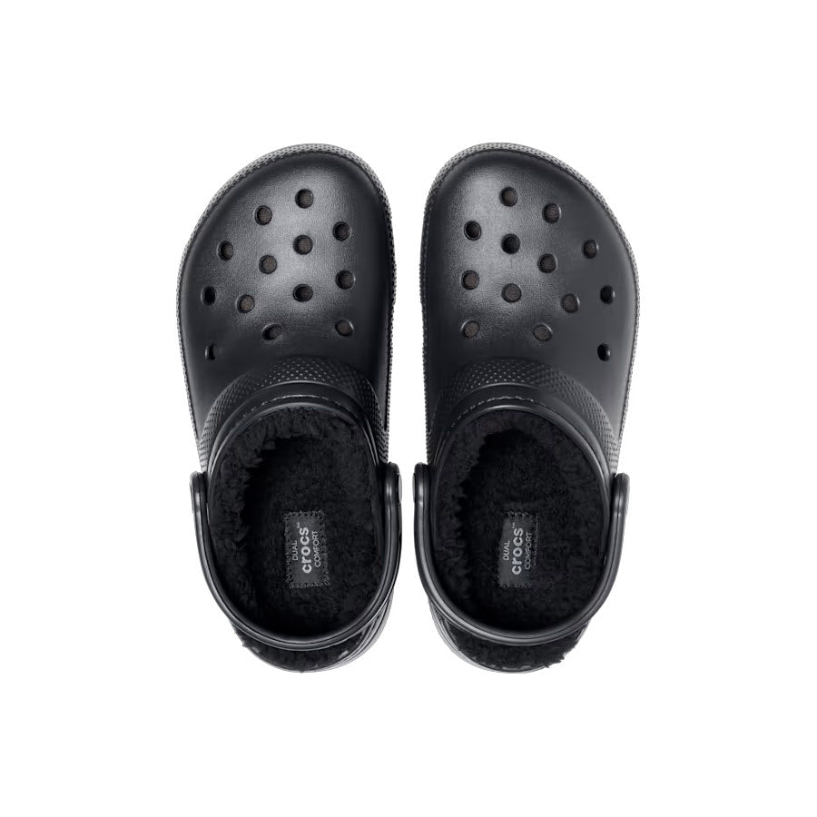 CROCS CLASSIC LINED CLOG BLACK ADULT Lamey Wellehan Shoes