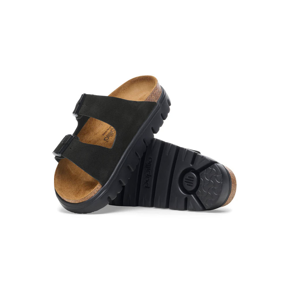 BIRKENSTOCK ARIZONA CHUNKY BLACK - WOMENS