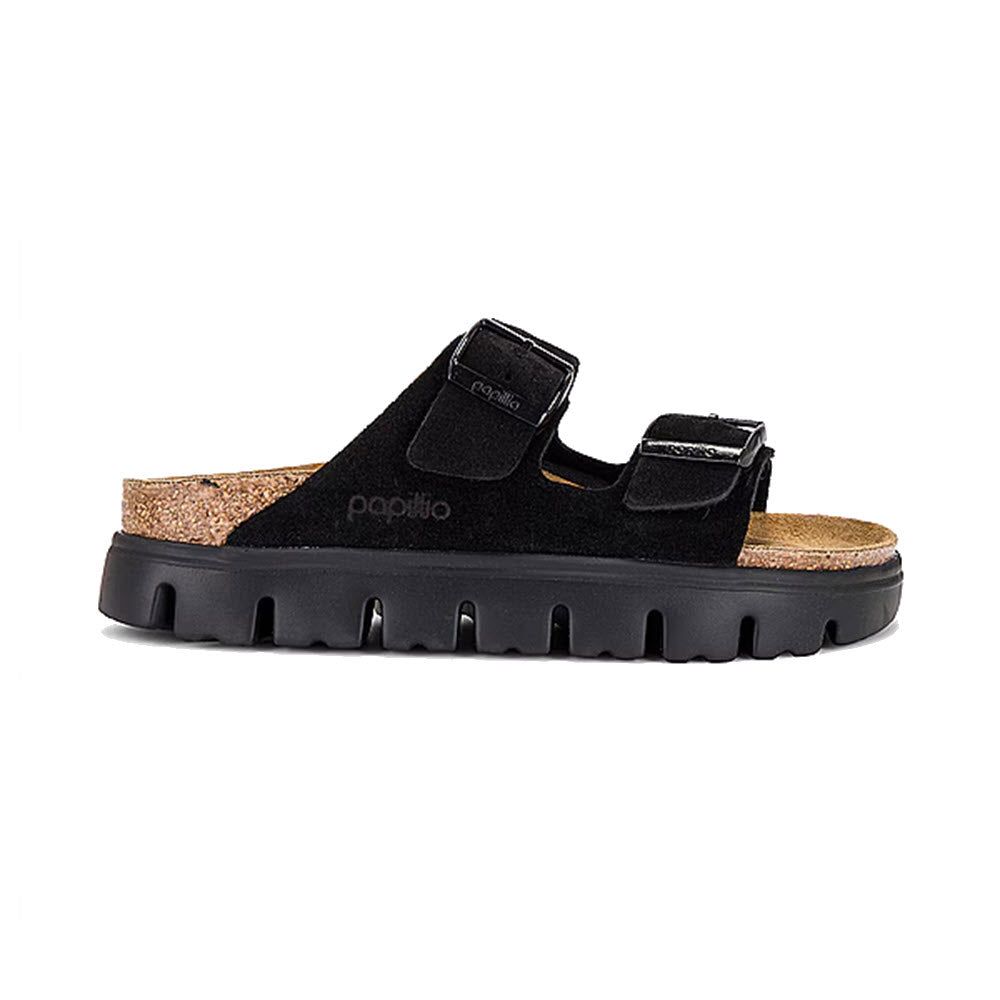 BIRKENSTOCK ARIZONA CHUNKY BLACK - WOMENS