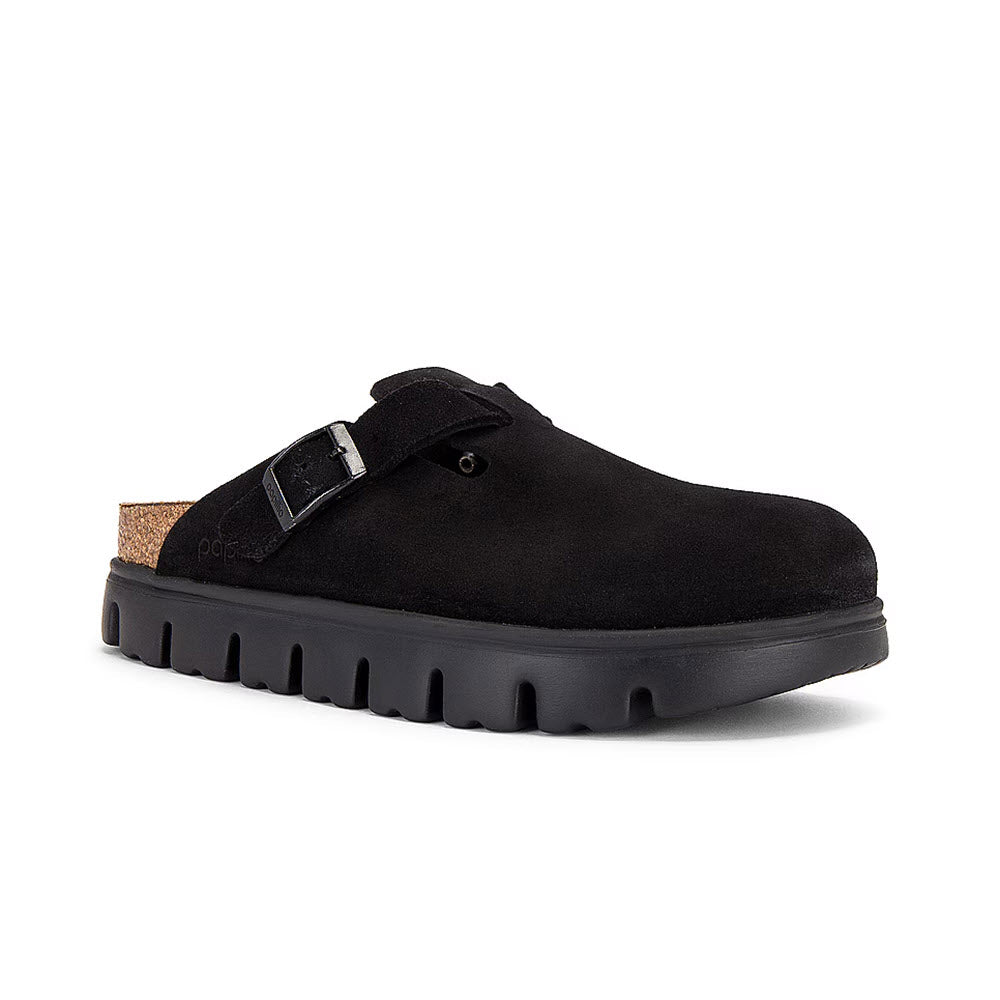 BIRKENSTOCK BOSTON CHUNKY BLACK - WOMENS