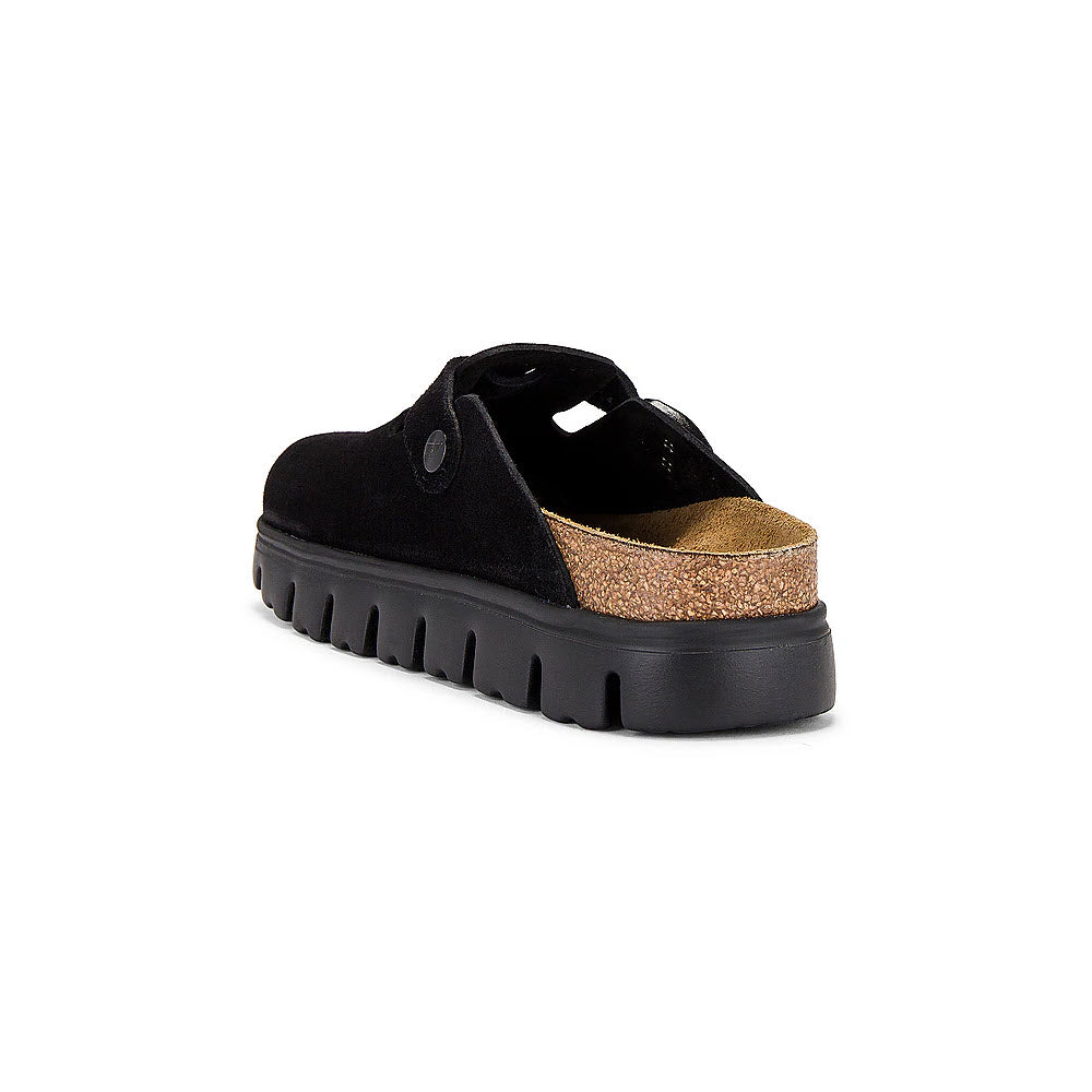 BIRKENSTOCK BOSTON CHUNKY BLACK - WOMENS