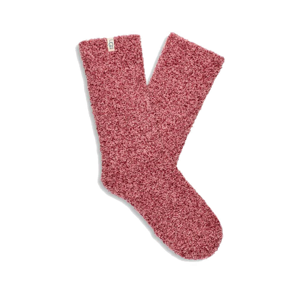 UGG DARCY COZY CREW SOCKS PINK CEDAR - WOMENS