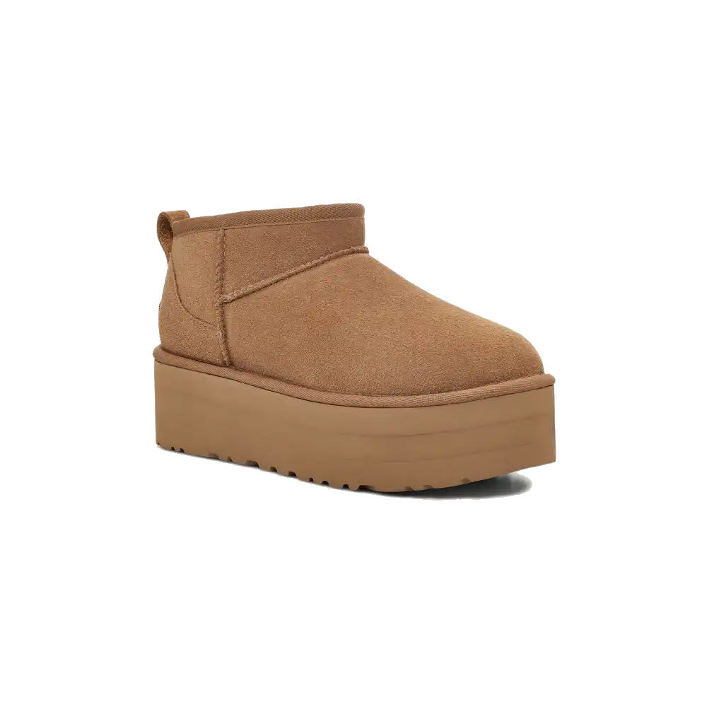 UGG CLASSIC ULTRA MINI PLATFORM CHESTNUT - WOMENS