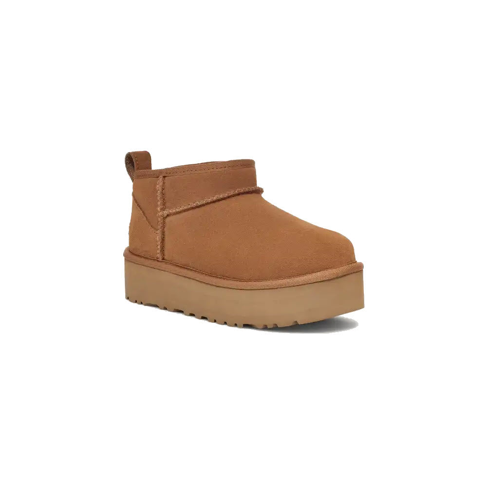 UGG CLASSIC ULTRA MINI PLATFORM CHESTNUT - KIDS