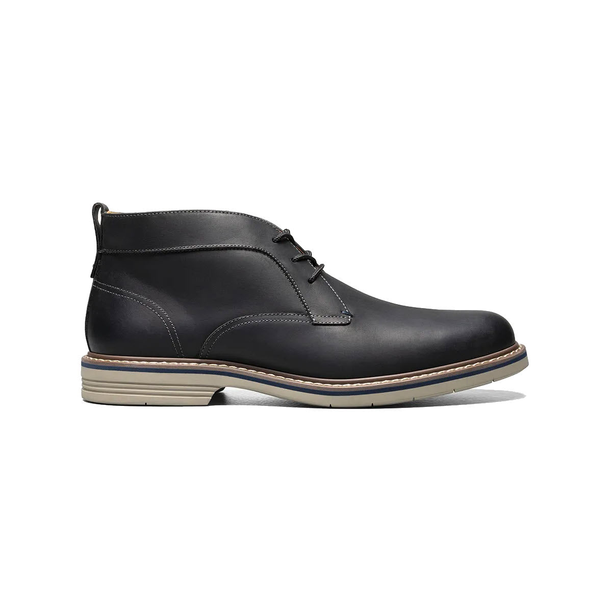 FLORSHEIM NORWALK PLAIN TOE CHUKKA BOOT CRAZY HORSE BLACK - MENS