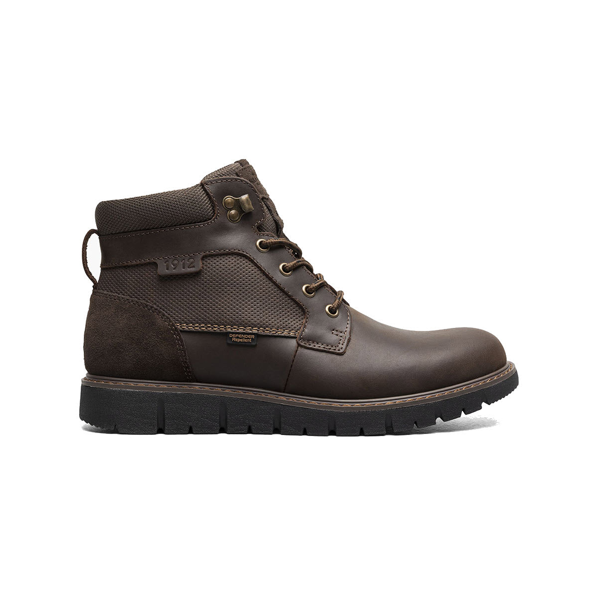 NUNN BUSH KARNAK PLAIN TOE BOOT BROWN - MENS