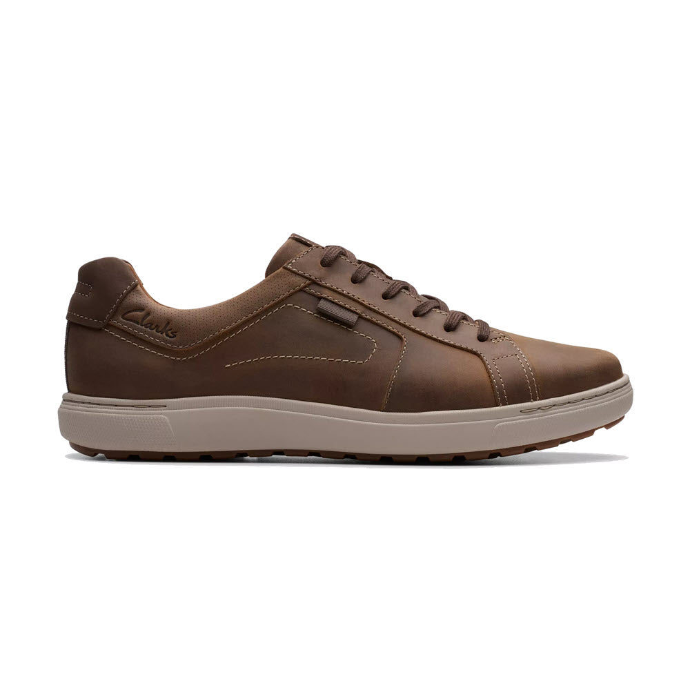 Clarks mens soft leather shoes on sale