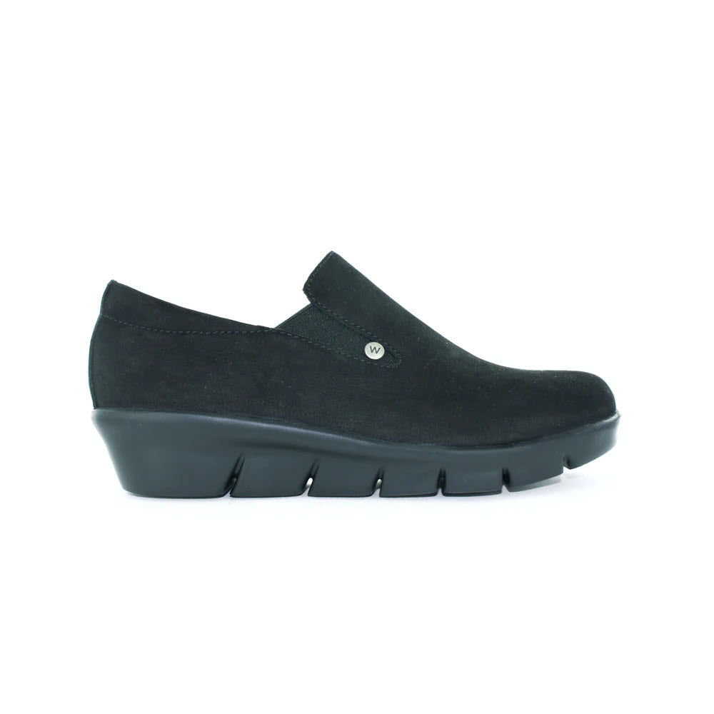 WOLKY MESITA ANTIQUE NUBUCK BLACK - WOMENS