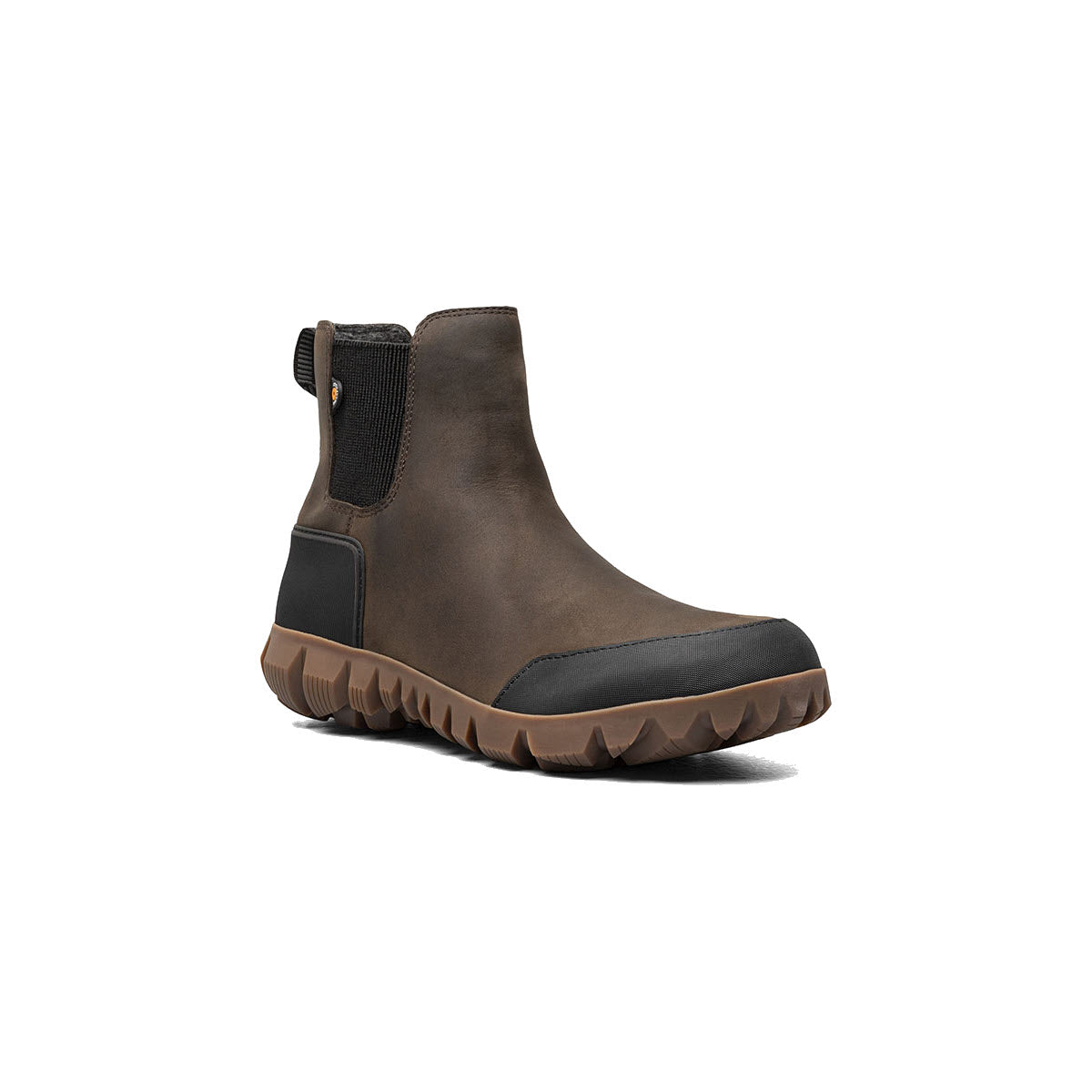 BOGS ARCATA URBAN LEATHER CHELSEA BOOT CHOCOLATE BROWN - MENS