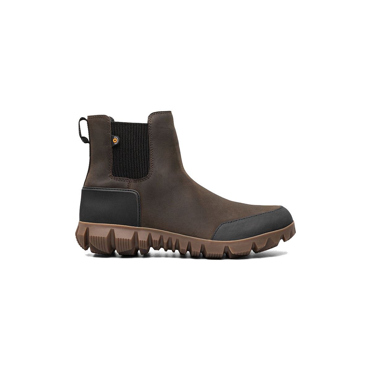 BOGS ARCATA URBAN LEATHER CHELSEA BOOT CHOCOLATE BROWN - MENS