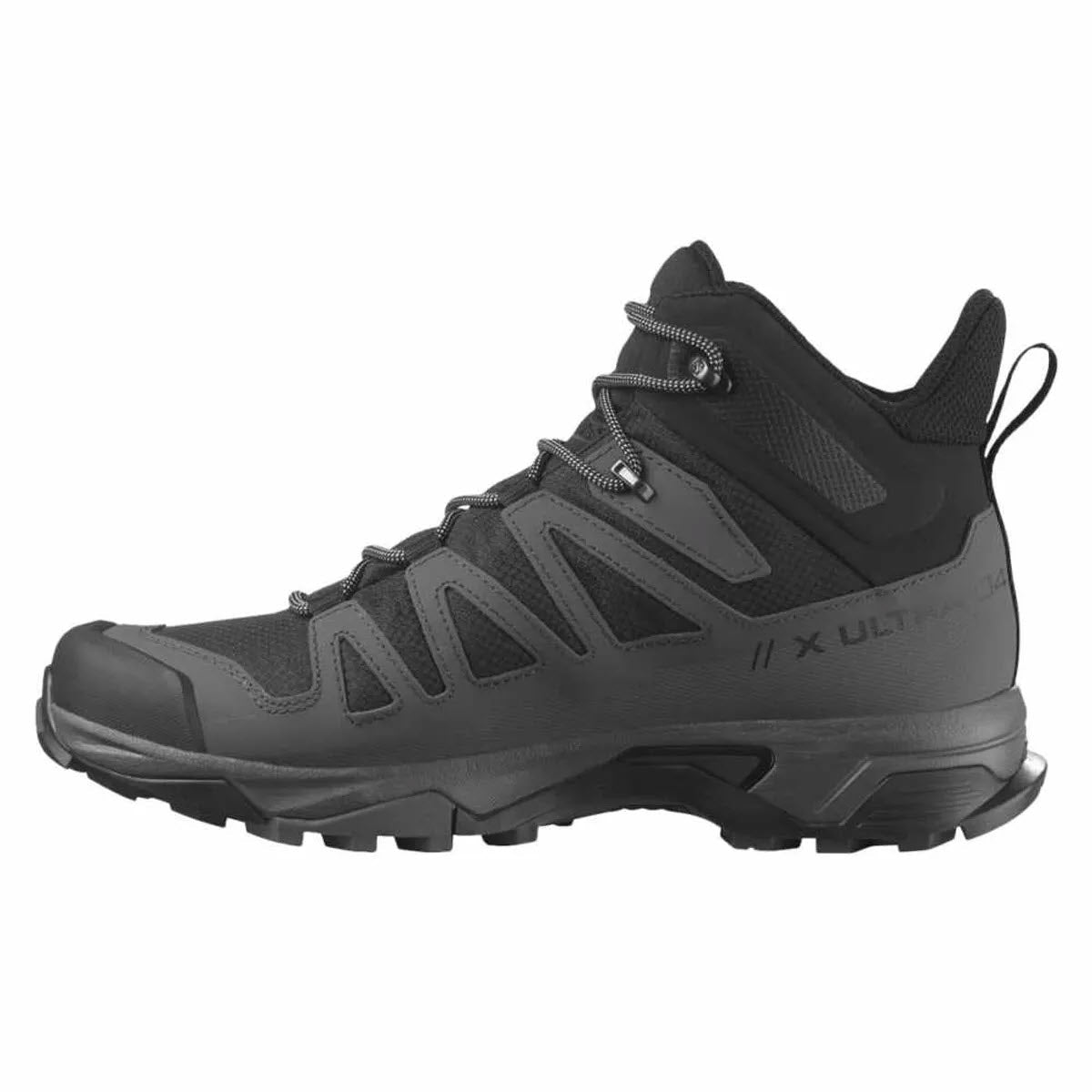 SALOMON X ULTRA 4 MID GTX BLACK/MAGNET/PEARL BLUE - MENS