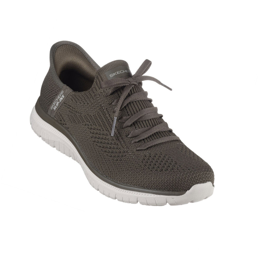 SKECHERS SLIP-INS VIRTUE DIVINITY OLIVE - WOMENS