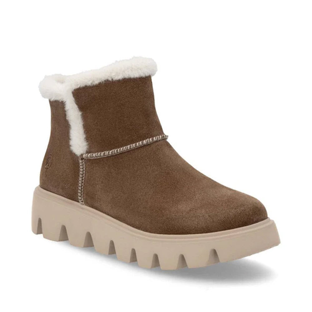 REVOLUTION PLATFORM ANKLE BOOTIE CHESTNUT - WOMENS