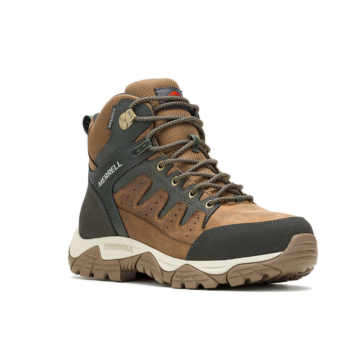 MERRELL STEEL TOE 6 INCH WINDOC WORKBOOT LIGHT BROWN - MENS