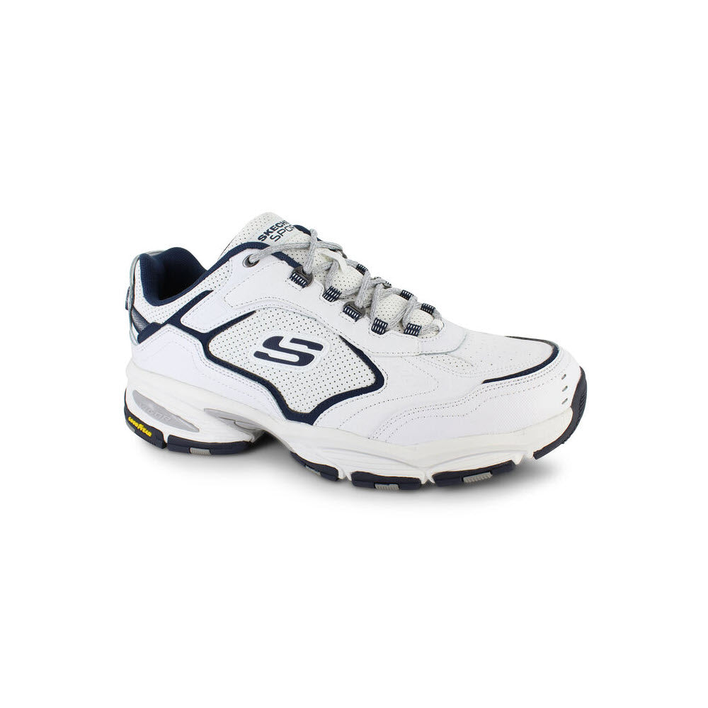 SKECHERS VIGOR 3.0 ARBITER WHITE/NAVY - MENS