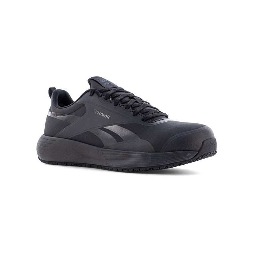 REEBOK LITE PLUS 4 WORK SNEAKER SLIP RESISTANT BLACK - WOMENS