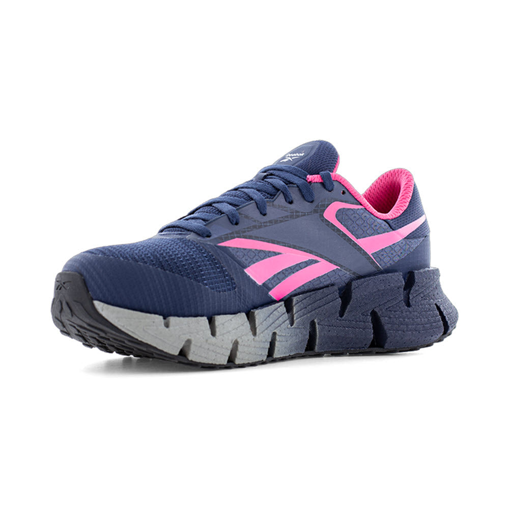 REEBOK CT FLOAT ZIG WORK SNEAKER ESD BLUE PINK - WOMENS