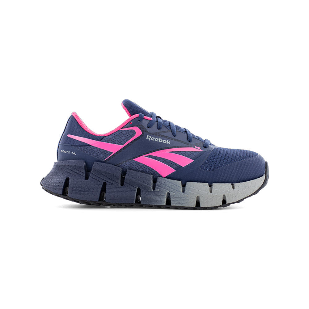 REEBOK CT FLOAT ZIG WORK SNEAKER ESD BLUE PINK - WOMENS