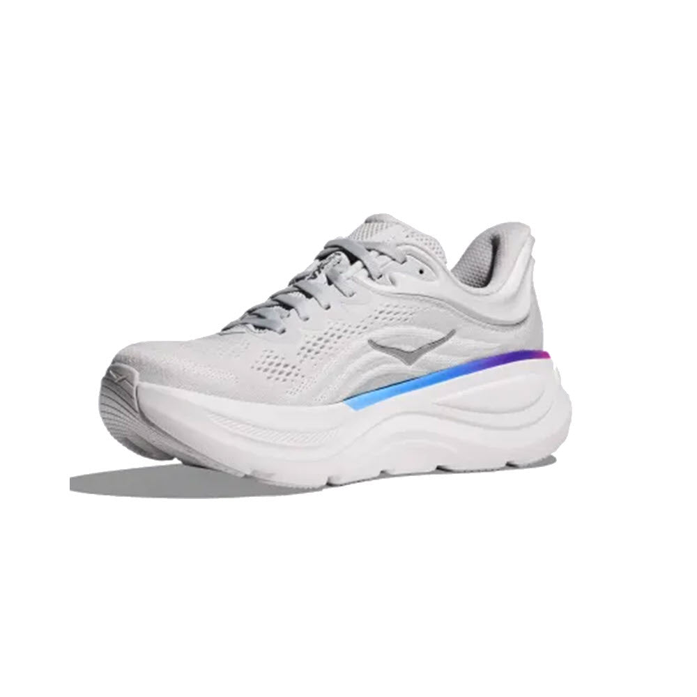 HOKA BONDI 9 COSMIC GREY/WHITE - WOMENS