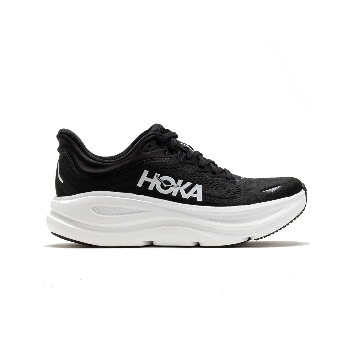 HOKA BONDI 9 BLACK/WHITE - WOMENS