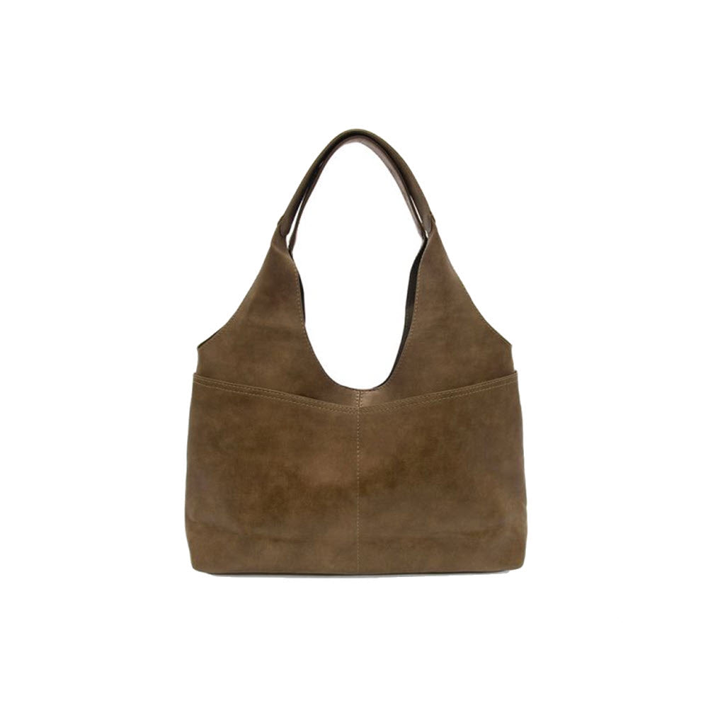 JOY SUSAN VAL 4 POCKET HOBO BAG SEPIA