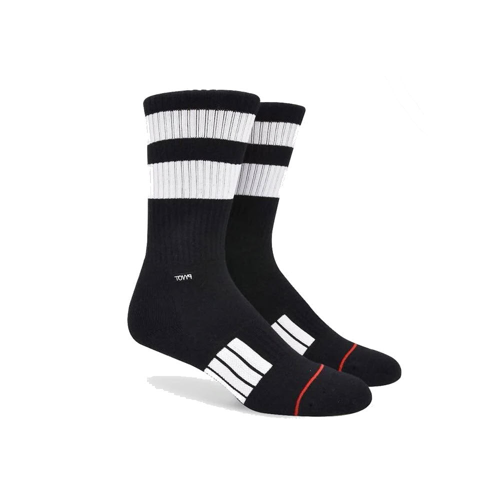 PYVOT ATHLETIC CREW SOCKS BLACK - MENS