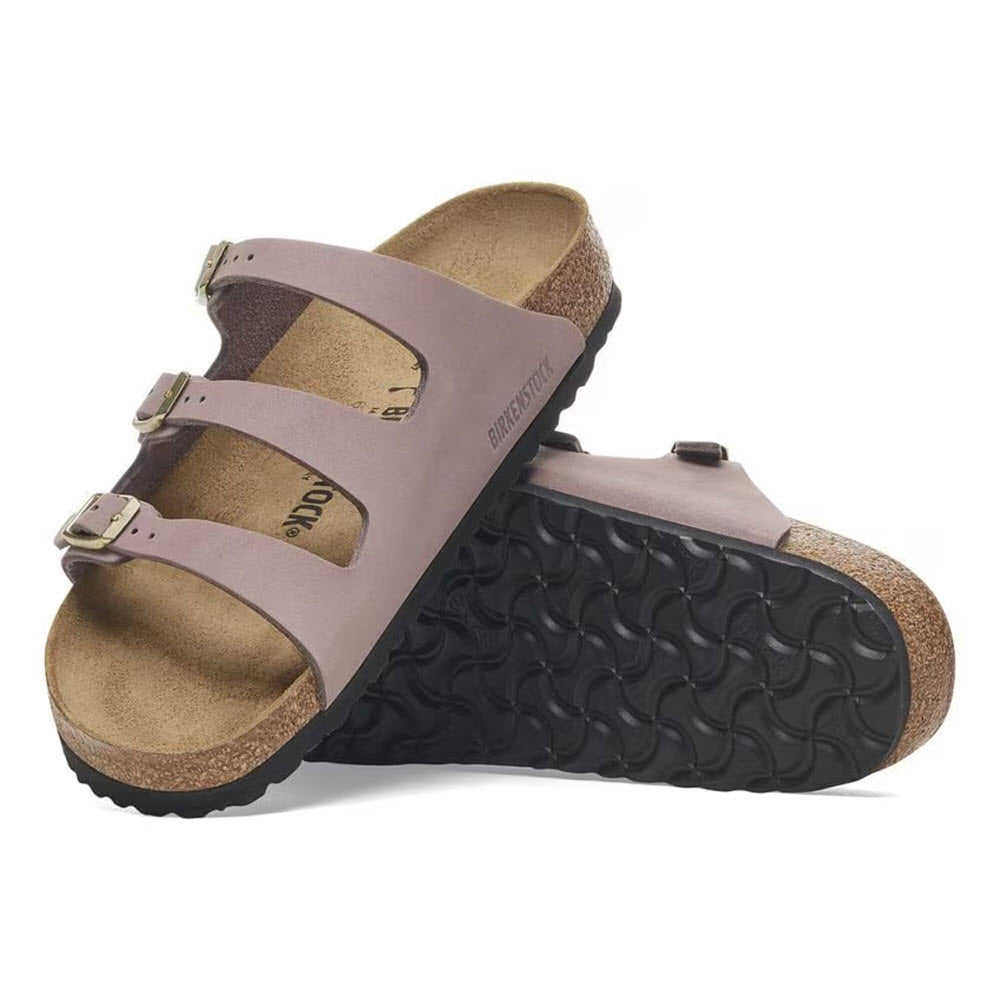 BIRKENSTOCK FLORIDA GRACEFUL FADED PURPLE - WOMENS