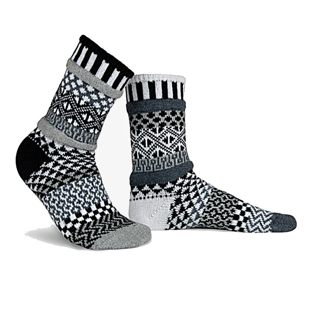 SOULMATE SOCKS CREW SOCKS MIDNIGHT - WOMENS