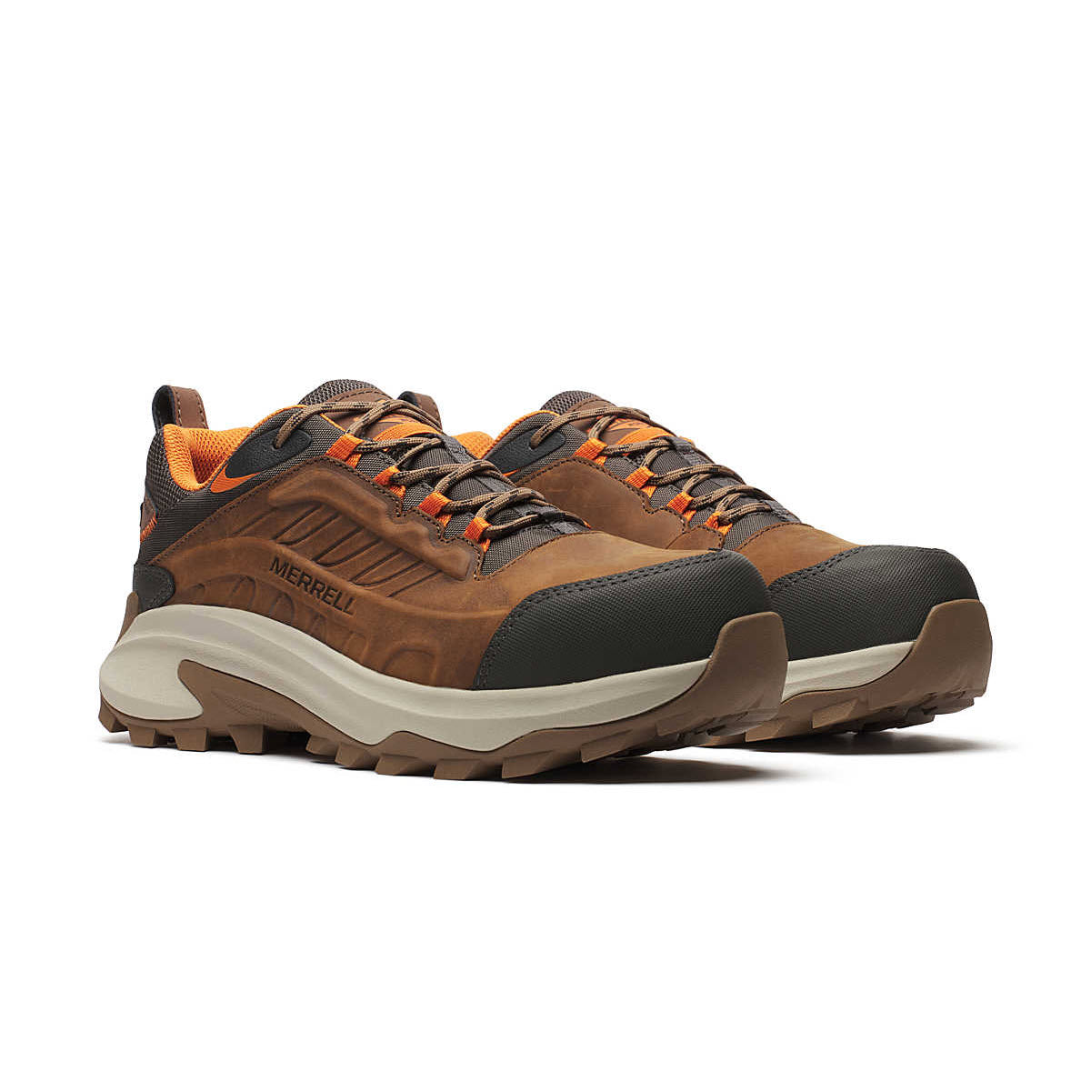 MERRELL COMPOSITE TOE MOAB SPEED 2 LX OXFORD LIGHT BROWN - MENS