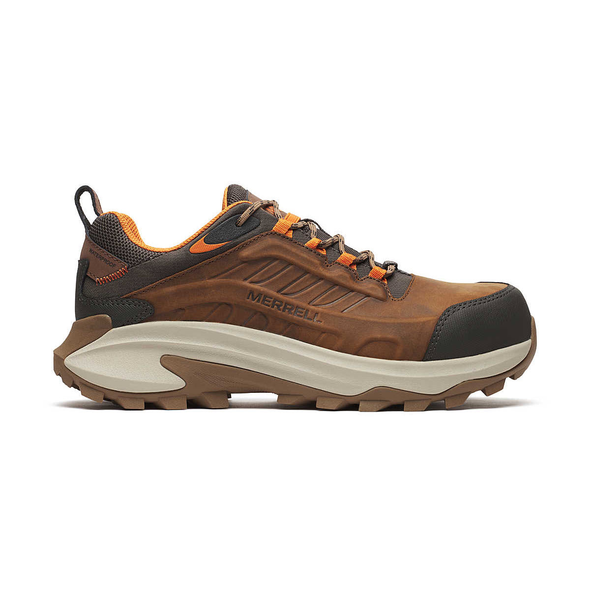 MERRELL COMPOSITE TOE MOAB SPEED 2 LX OXFORD LIGHT BROWN - MENS