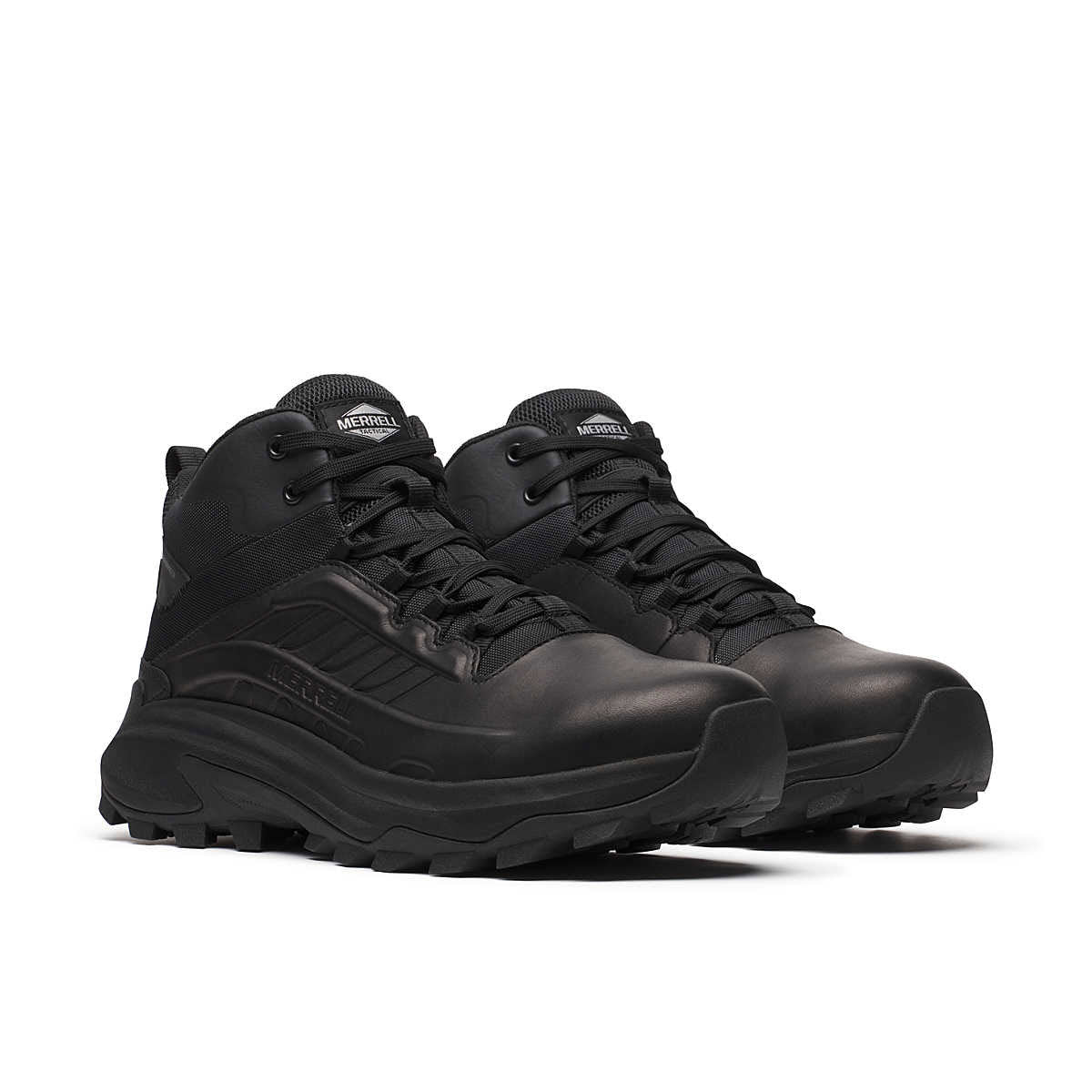 MERRELL SOFT TOE WORK MOAB SPEED 2 TACTICAL WATERPROOF MID BOOT BLACK - MENS