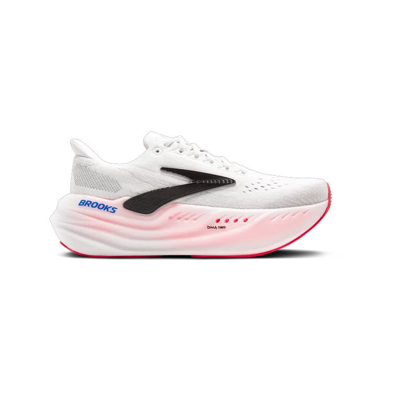 BROOKS GLYCERIN MAX WHITE/BLACK/DIVA PINK - WOMENS