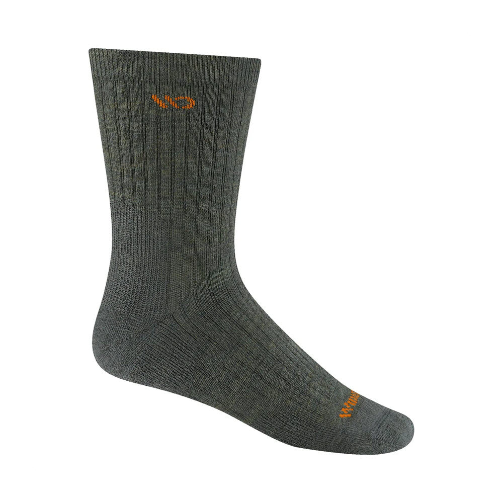 WIDE OPEN CUSHION MICRO CREW SOCKS FOREST - MENS