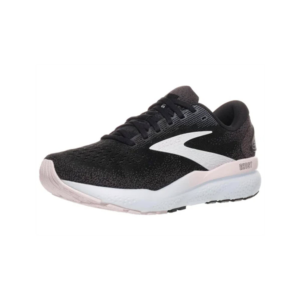 BROOKS GHOST 16 BLACK/WHITE/ORCHID ICE - WOMENS